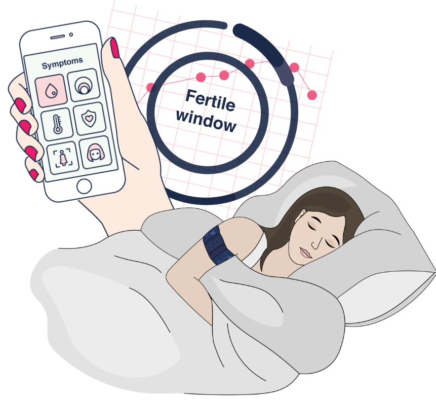 a woman laying in bed with a cell phone in her hand